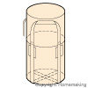 コンテナバック(丸型)　1トン　100枚組