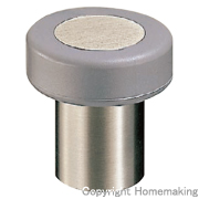 シロクマ ラジアル戸当り 床付 45mm ホワイト 1箱(6個入): 他:RB シロクマ ラジアル戸当り 床付 45mm ホワイト 1箱(6個入): 他:RB