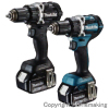 18V　充電式ドライバドリル(6.0Ah電池×2・充電器・ケース付)　青