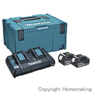 18V　パワーソースキット1(6.0Ah×2・2口急速充電器)