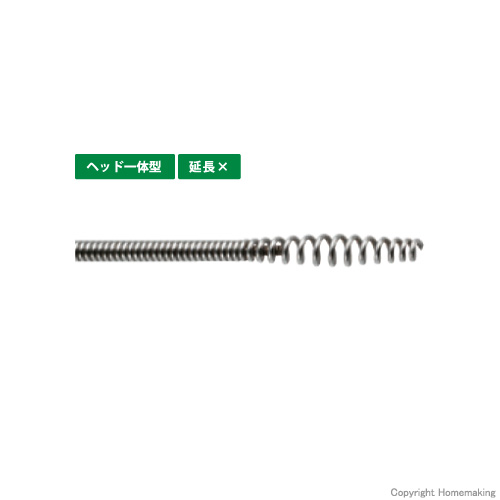 アサダ R72413 バルブヘッド付SCワイヤ φ8?×7.5m