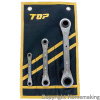 4サイズ板ラチェットレンチセット　工具袋入