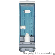 簡易水洗式トイレ　樹脂製和式便器(フットポンプ式)