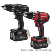 18V　充電ドリルドライバー(5.0Ah電池×2・充電器・ケース付)　黒