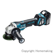 【GW特典付】18V　100mm充電式ディスクグラインダ(無線連動対応・6.0Ah電池×2・充電器・ケース付)
