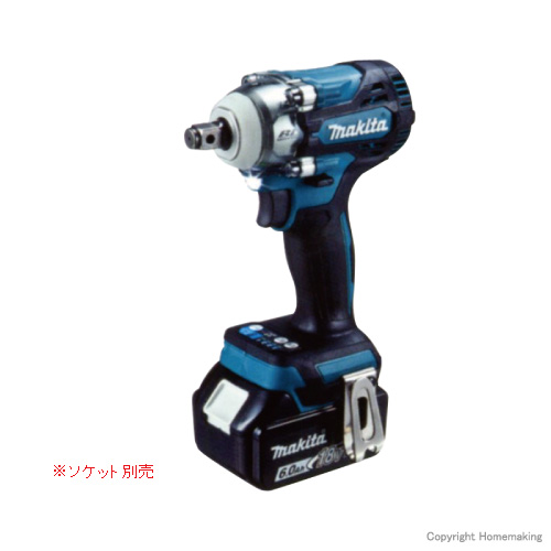 マキタ 18V 充電式インパクトレンチ(6.0Ah電池×2・充電器