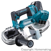 18V 充電式ポータブルバンドソー(6.0Ah電池×2・充電器・ケース付)