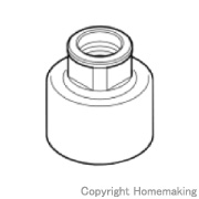 Cロッドねじ 3点式コアビット用　カップリング(C)　1”