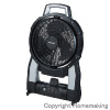 【GW特典付】14.4V/18V用　工事用充電扇風機(本体のみ)　黒