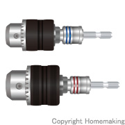 ビット交換タイプ　ドリルチャック