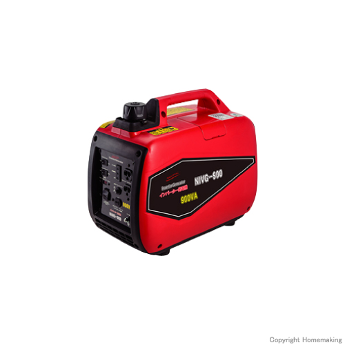 ナカトミ インバータ発電機 0.9kVA::NIVG-900|ホームメイキング【電動