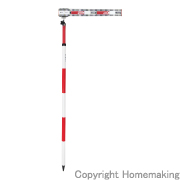 ポール標尺 アルミ製50cm巾60mm 伸縮式2m2段
