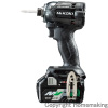18V　コードレスインパクトドライバ(マルチボルト2.5Ah[18V-5.0Ah]電池×2・充電器・ケース付)　ストロング ブラック