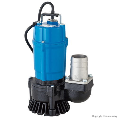 ツルミポンプ 一般工事排水用水中ハイスピンポンプHS型 非自動形(100V