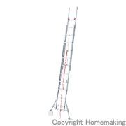 スタビライザー式脚部伸縮式　3連はしご　ラクノリ　ハチ型