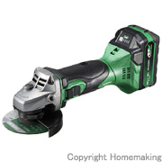 【GW特典付】18V 100mmコードレスディスクグラインダ(マルチボルト2.5Ah[18V-5.0Ah]電池・充電器・ケース付)