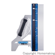 丸ノコガイド定規　エルアングルプラス　45cm　併用目盛　補助板付