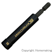 セミロングソケット(黒金)　12角　8mm