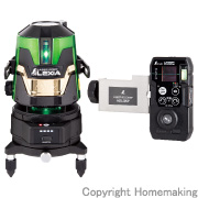 レーザーロボ　LEXIA　51AR　グリーン(フルライン)　自動追尾回転台受光器セット