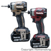 【限定色】18V　充電式インパクトドライバ(6.0Ah電池×2・充電器・ケース付)　ブラウン
