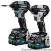 【GW特典付】【限定色】36V マルチボルトコードレスインパクトドライバ(Bluetooth搭載2.5Ah電池×2・充電器・ケース付)　アイスグレー