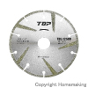 塩ビ管用電着ダイヤ 両面取り付 　125mm
