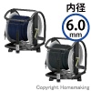 高圧ウルトラライトホース PREMIUM ドラム　ネイビー　φ6mm×30m　回転台なし