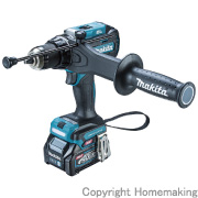 40Vmax　充電式震動ドライバドリル(2.5Ah電池×2・充電器・ケース付)