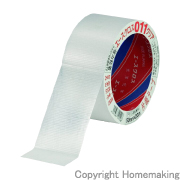 エースクロス011　気密防水テープ　片面　クリア　50mm×20m　1箱(30巻入)