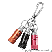 携帯用 ワンタッチ式ビットホルダー3色セット(レッド×ブラック×オレンジ)