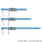 デジタルノギス　ネック測定 150mm　防塵防水
