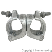 φ48.6クランプ(高耐食メッキ)　HCR-HD　自在　1箱(30個入)