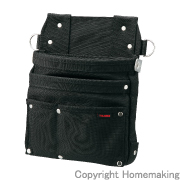 セフツイン腰袋 ナイロン コーデュラ 釘袋3段大