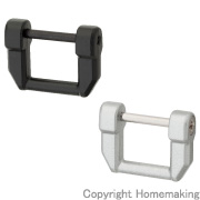 カスタムセフホルダー用安全ロープ取付環　金属　ブラック