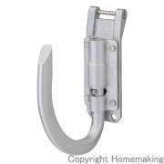 カスタムセフホルダー用工具ホルダーアルミ　スリムJフック　折りたたみ