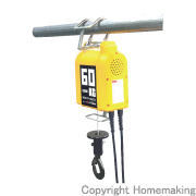 電動ワイヤーホイスト　定格荷重60kg　揚程20m