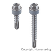 ねじピン　補修用ビス　六角頭　ステンレス　19mm　1箱(250本)