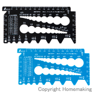 アルミ製　ボルト・ナットゲージ　ブラック