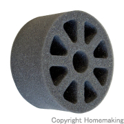 防音･吸音ウレタンフォーム　簡易挿入式サイレンサー　φ100　1個