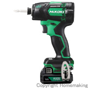 10.8V　コードレス静音インパクトドライバ(5.0Ah電池×2・充電器・ケース付)