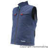 充電式ファンベスト(綿･ポリエステル混紡)　(ウエアのみ)　M　紺