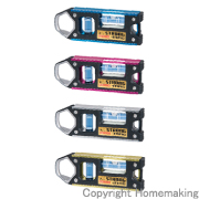 仮設工レベル　STRONG-MAG 100mm　ブルー　マグネット付