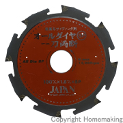 『一刀両断オールダイヤ』　窯業系サイディング用　100mm×8P