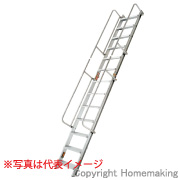 ピカ 折りたたみ式 階段はしご(片手すり標準装備): 他:SWM-41BK|ホーム 