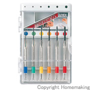 精密ドライバーセット　－+ 6本組み