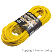 SK延長コード(屋内用)　イエロー　10m