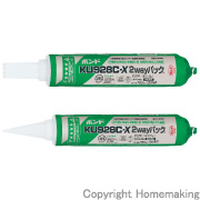 ボンド　KU928C-X　2Wayパック(クシ目ノズル付)　1箱(760ml×12本入)