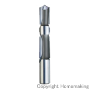 超硬二段（両面）フラッシュビット　ルーター用　刃径φ10mm（軸径12mm）