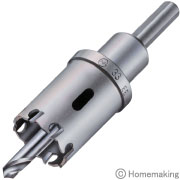 大見工業 超硬ロングホールカッター(パイプ用) セット 15mm: 他:TL15