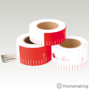 ハイビスカス 丁張ロッドエコ50 50mm幅 25m巻 赤白20cm間隔: 他:HTRE50